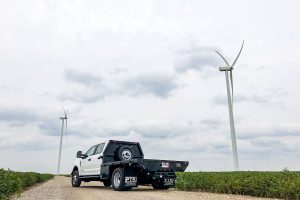 1 ton flatbed wind farm