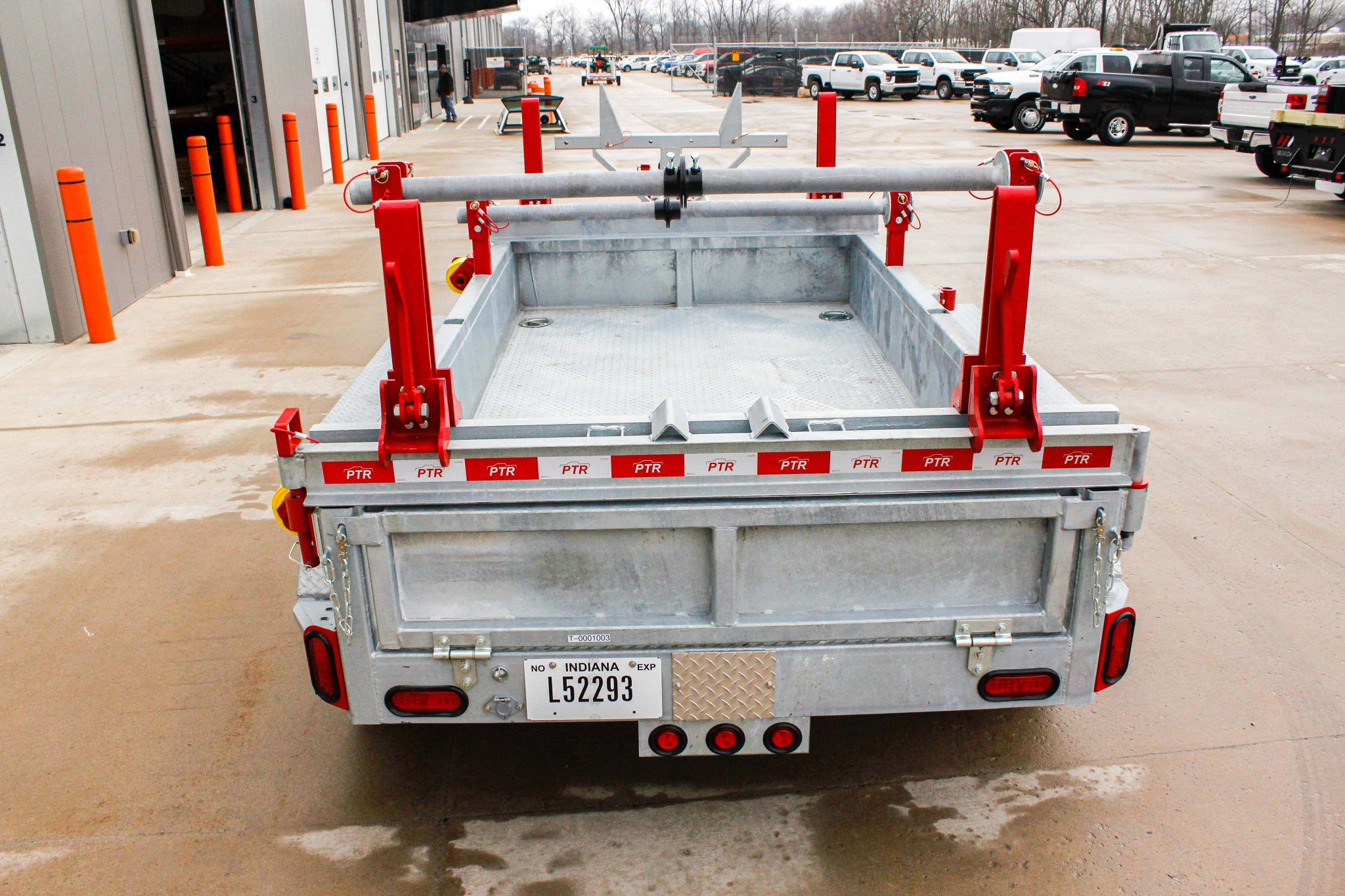 PT160 Pole Material Cargo Trailer