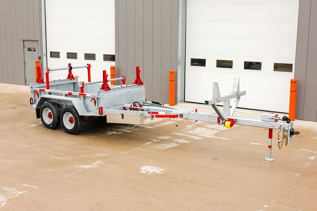 PT160 Pole Material Cargo Trailer