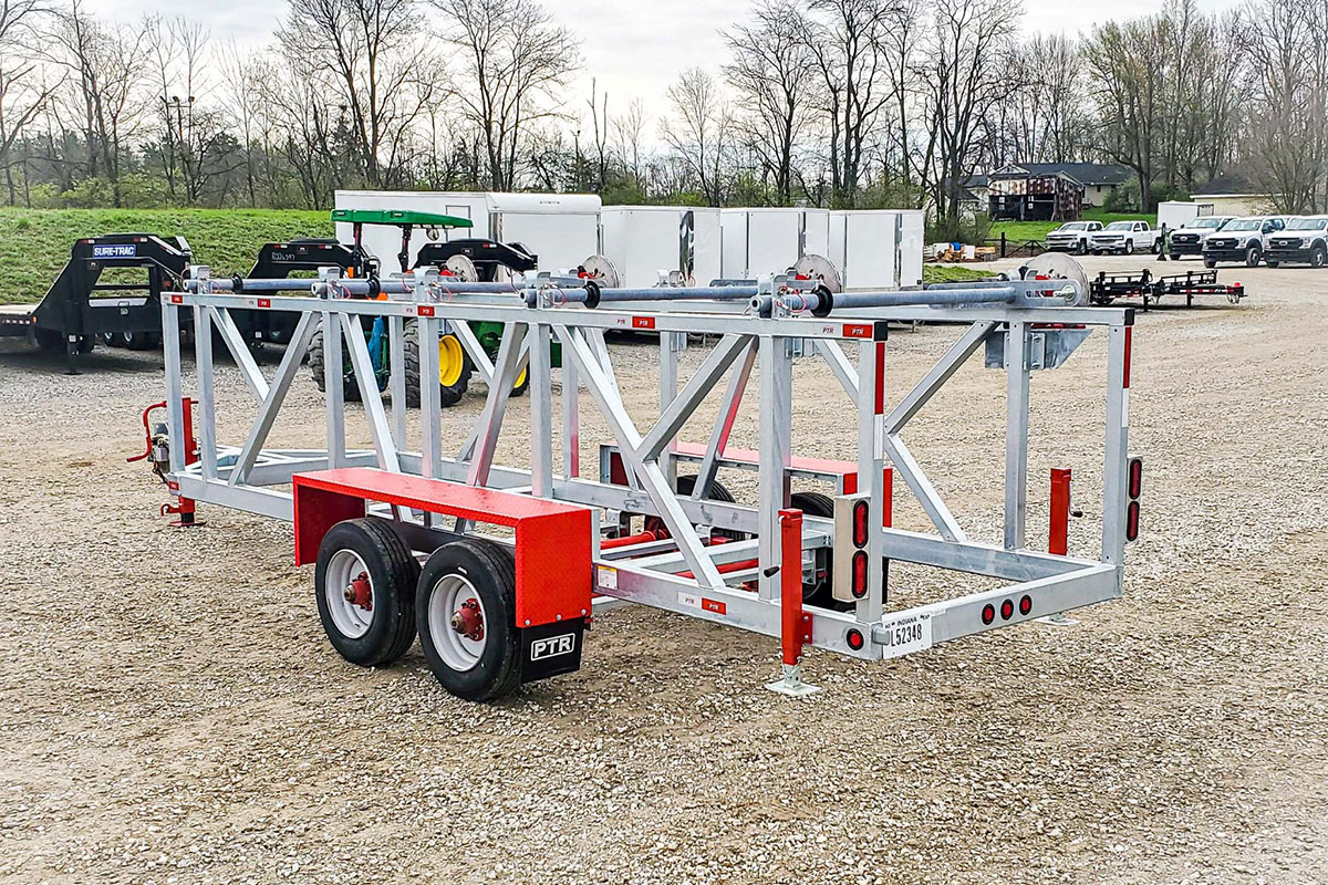 4RT21BT 4 Reel Trailer