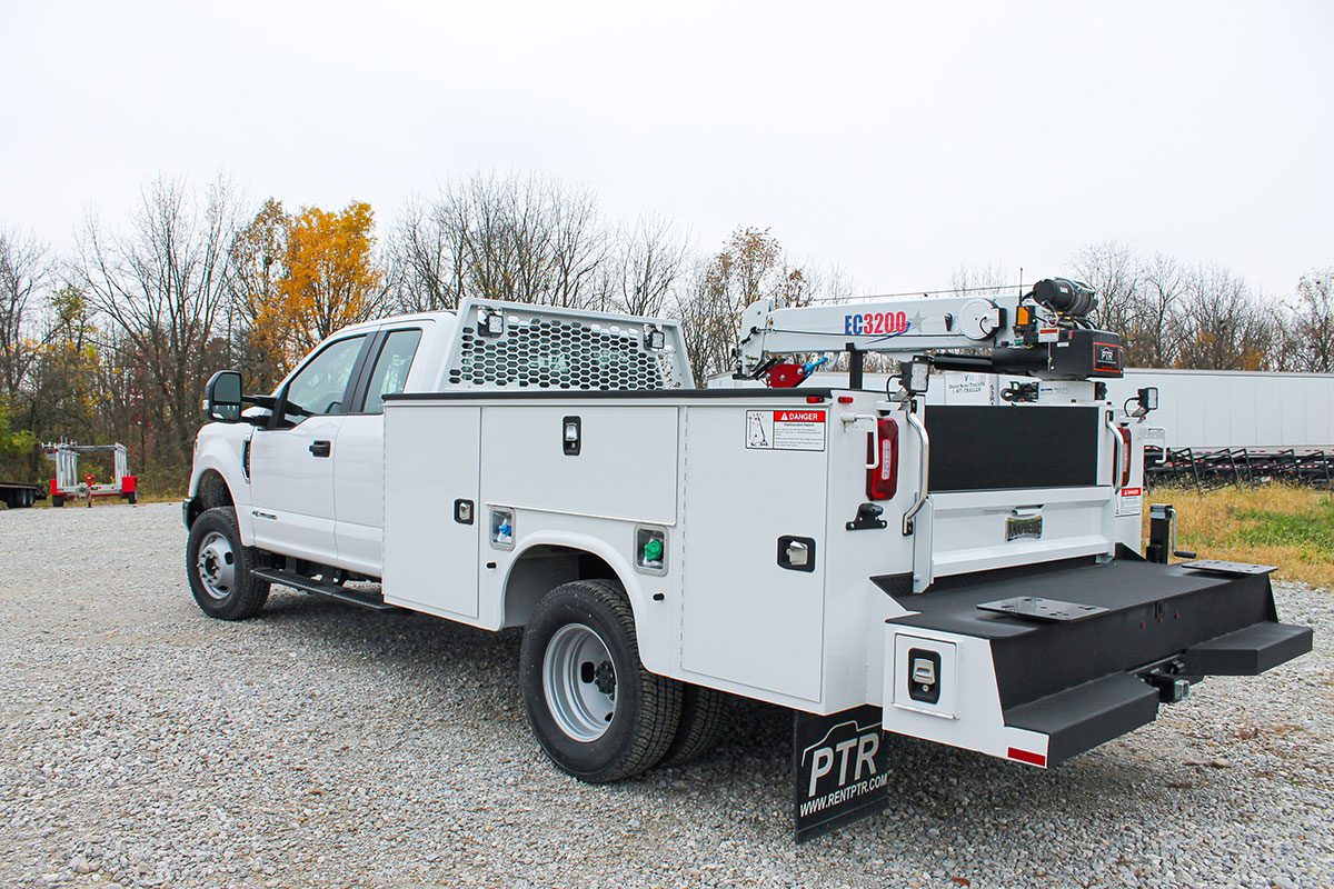 F350 Electrician Crane Truck Rental