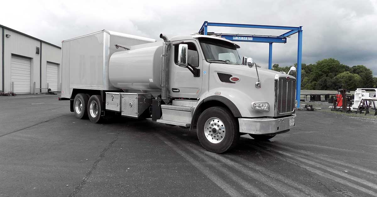 Premier Truck Rental Fuel Lube Truck