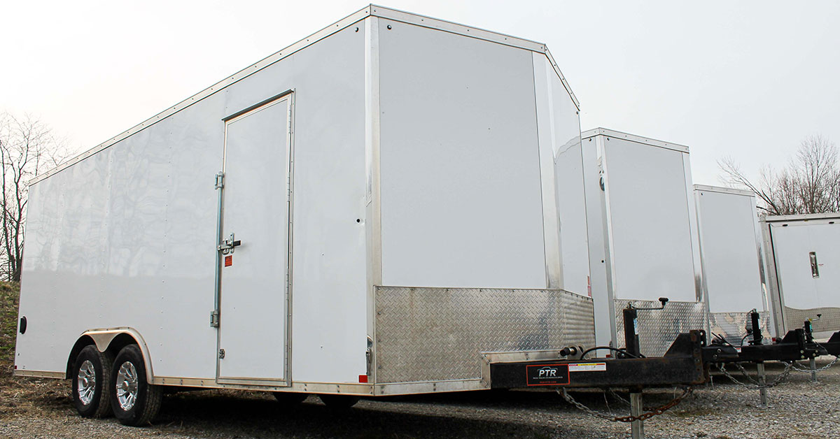 Enclosed Tandem Cargo Trailer