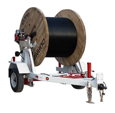 CT9 Reel Tension Trailer Rental Wire Cart