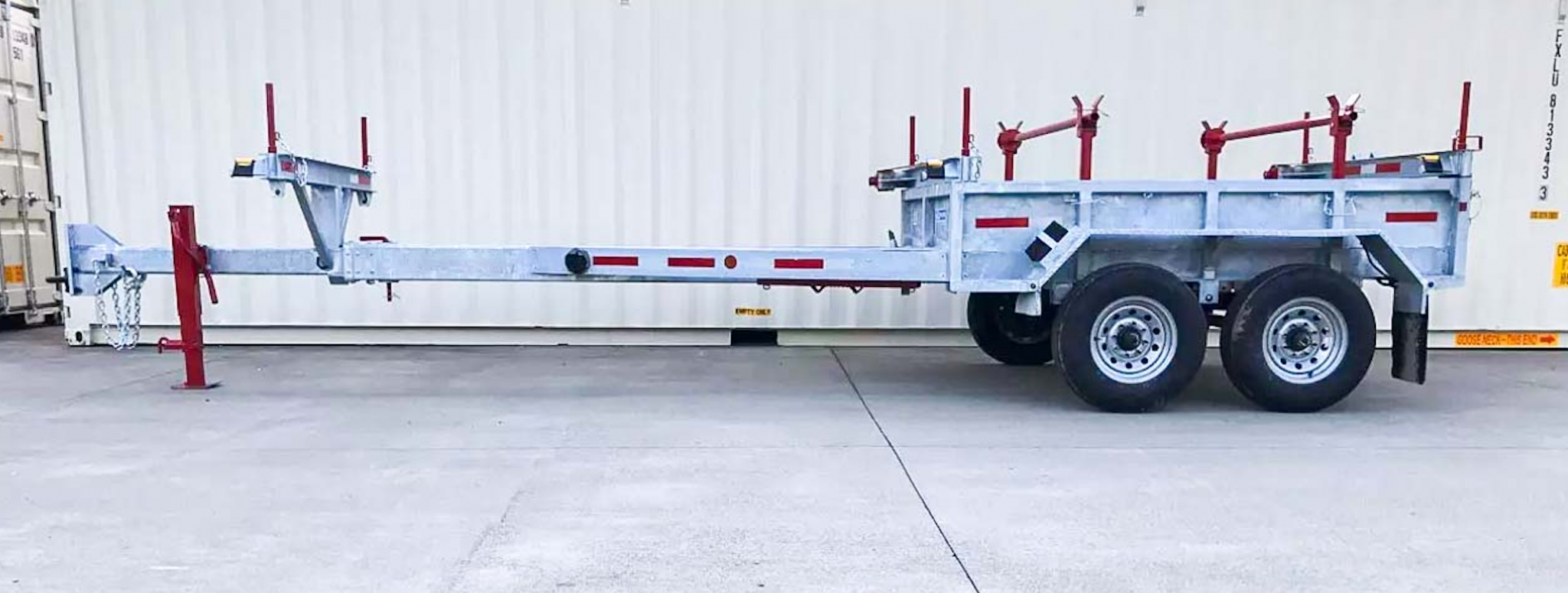 mpt 40 pole material trailer premier truck rental