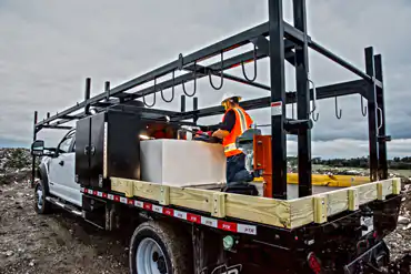 premier truck rental f550 candy wagon framer feature